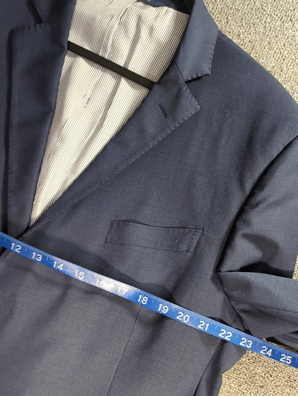 Brooks Brothers Explorer Regent Fit Blazer Performance Stretch Size 46R in Navy